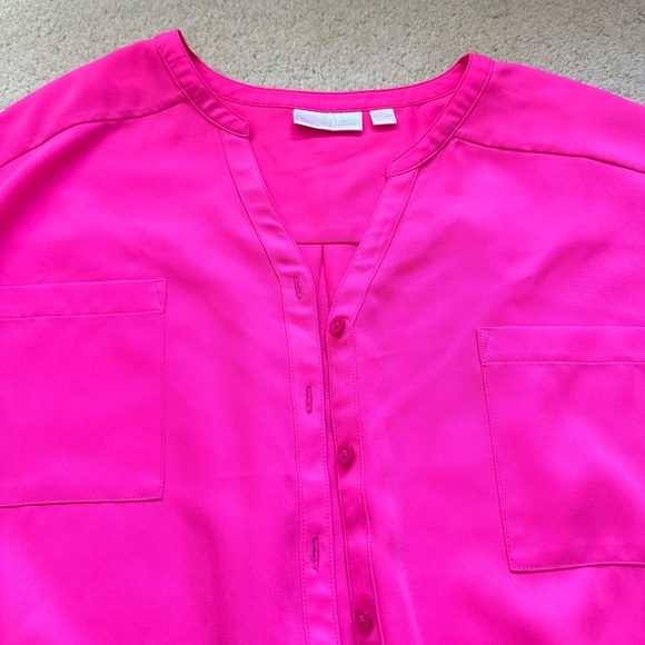 Belle By Kim Gravel Blouse NWOT - Picture 7 of 11